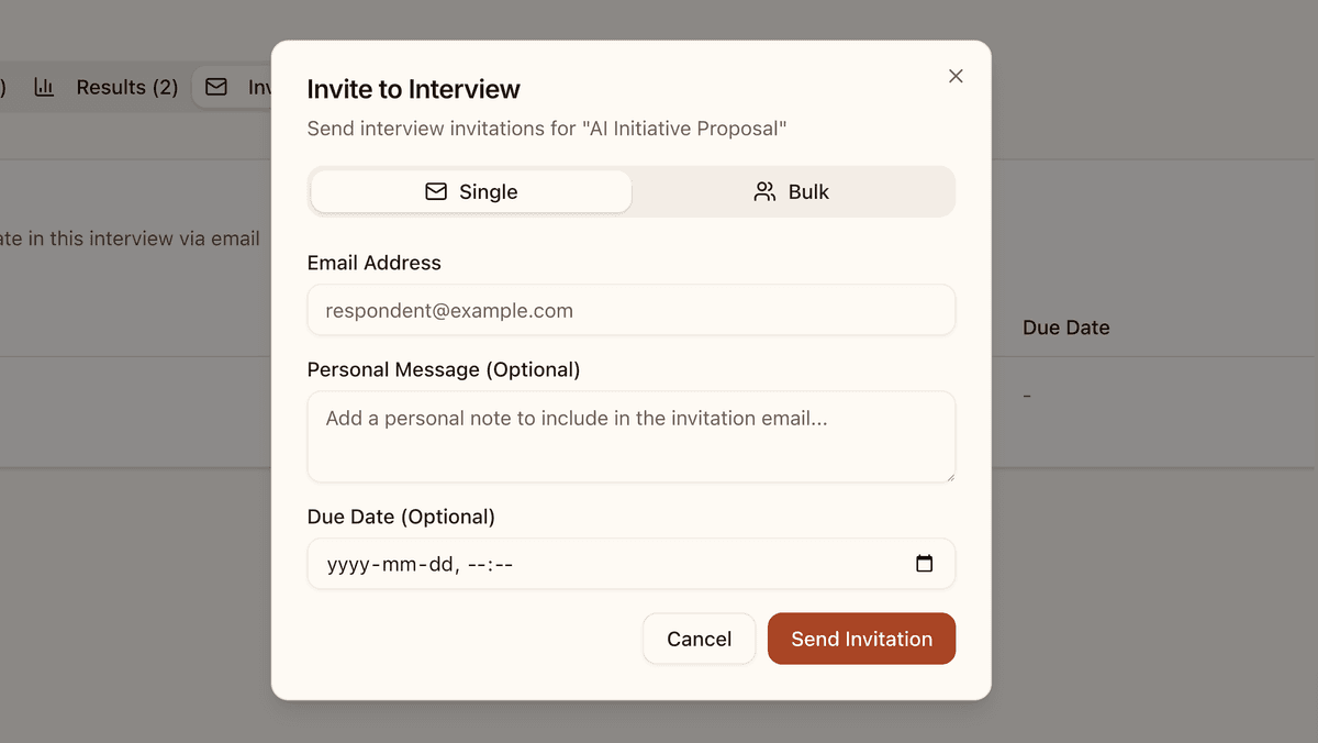 Step 2: Invite stakeholders